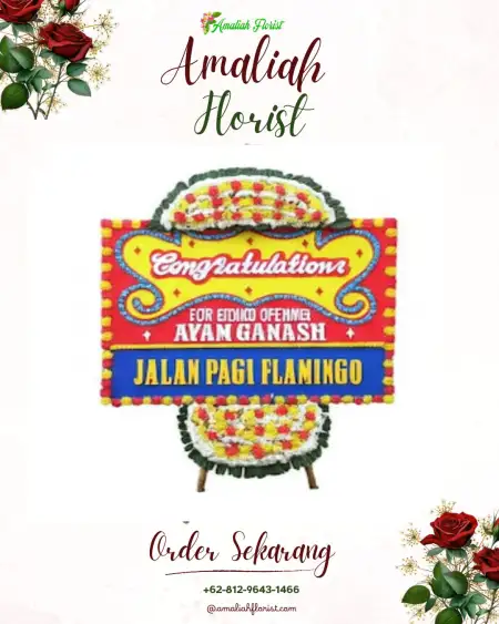 Sewa Papan Bunga Mluweh